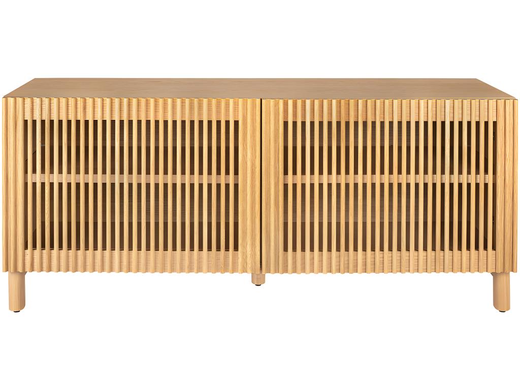 2-door sideboard in wood/ash, 120 cm - Artanzy 07312FTPC