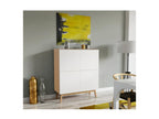 HOME 4-Door Storage Unit / White and Whitewashed Oak Finish 59623VFLP