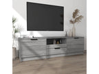 Delimoa TV stand, grey, 140x35x40 cm, engineered wood, 31143CPJQ