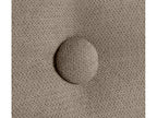Delimoa Smooth Fabric Headboard with Buttons 90x50cm for 80/90cm Beds - Earth 56471EOTN