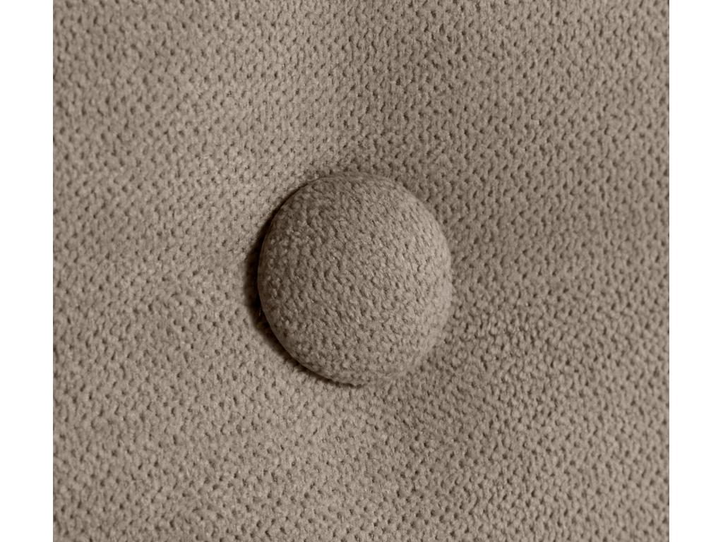Delimoa Smooth Fabric Headboard with Buttons 90x50cm for 80/90cm Beds - Earth 56471EOTN