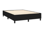 Delimoa bed base with black mattress 140x200 cm fabric 14797EYYC