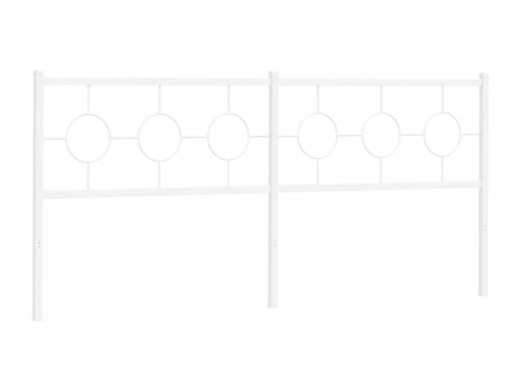 White metal headboard 193 cm 10009IYCH