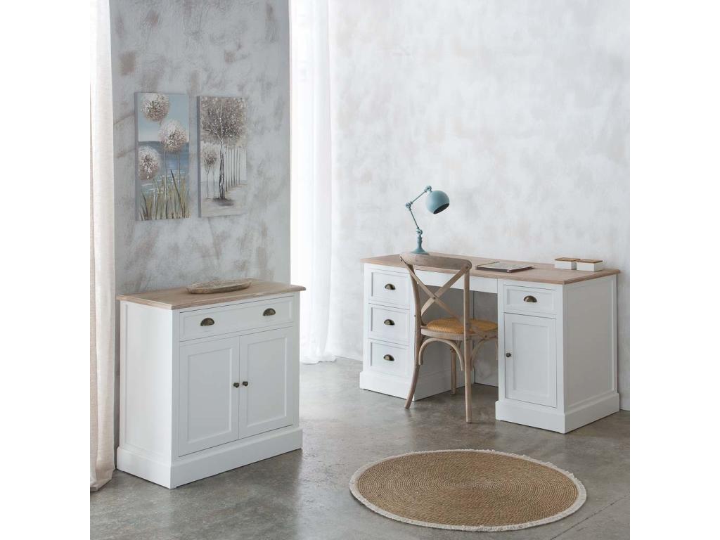 Grey metal desk lamp 26x15x60h 35738AHCR