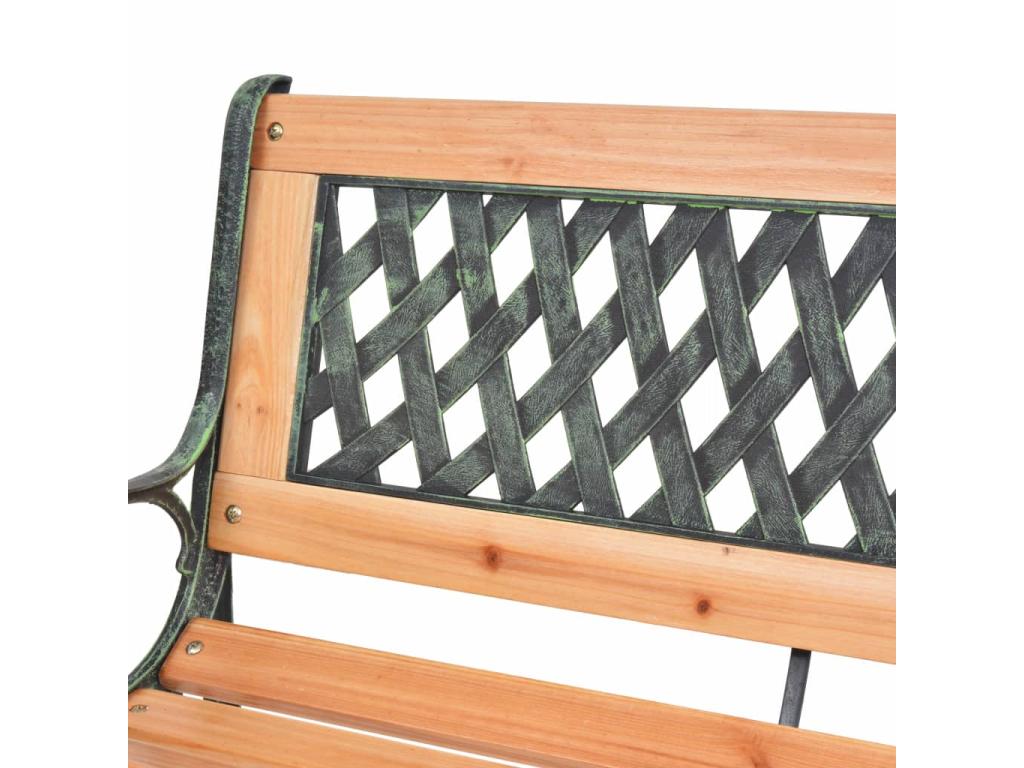 Garden bench 122cm Wood 2 72445YFBB