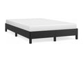 Black bed frame 120x200 Faux leather 23686RXOH