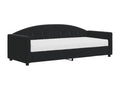 Daybed with black velvet mattress 80x200 cm 74146IKXA