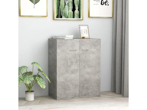 Concrete Grey Buffet 60x30x75 cm Chipboard 07708OHMO