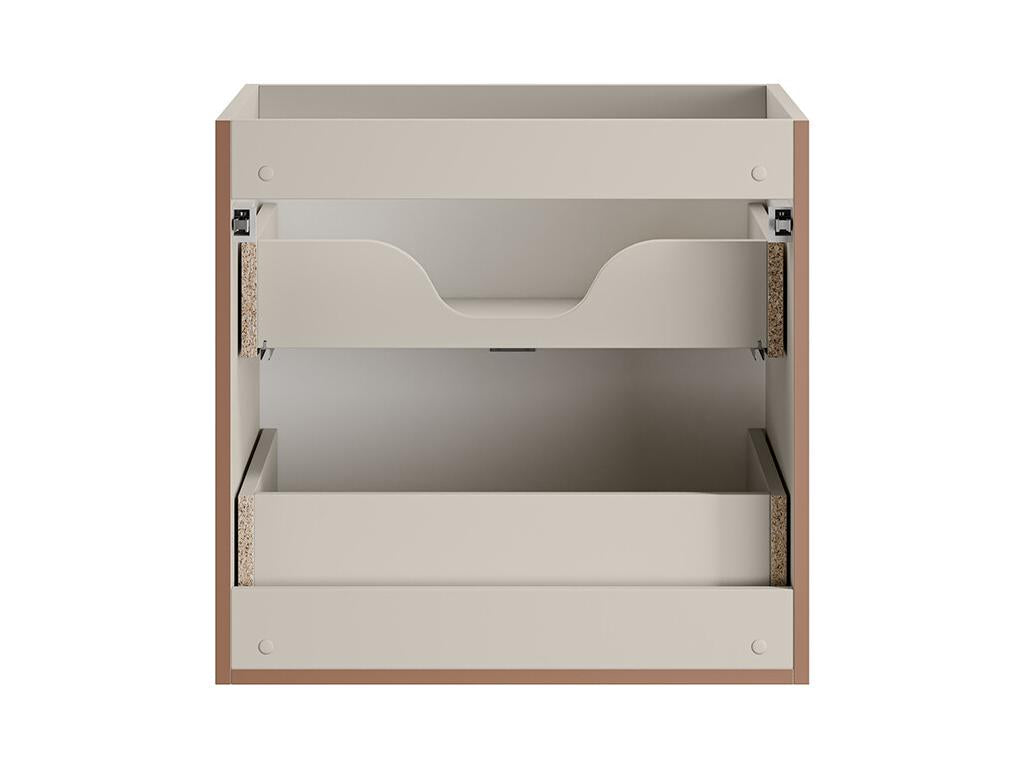 Artanzy Cashmere 18968KTXF 80cm Single Sink Vanity Unit with 3 Niches