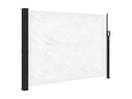 White retractable side awning 140x600 cm 56443SPZK