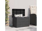 Anthracite outdoor cushion box 77.5x44.5x53 cm PP 73870EZPF