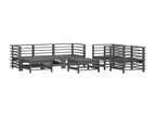 7-piece garden furniture set, grey, solid pine wood 04160CMMZ