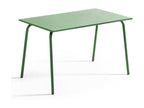 Artanzy 51095NWPO Garden Table and 4 Chairs in Green Metal