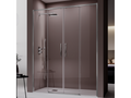 Delimoa shower enclosure with 2 fixed glass panels and 2 sliding doors, 142-144.6 cm, 45035XZXD