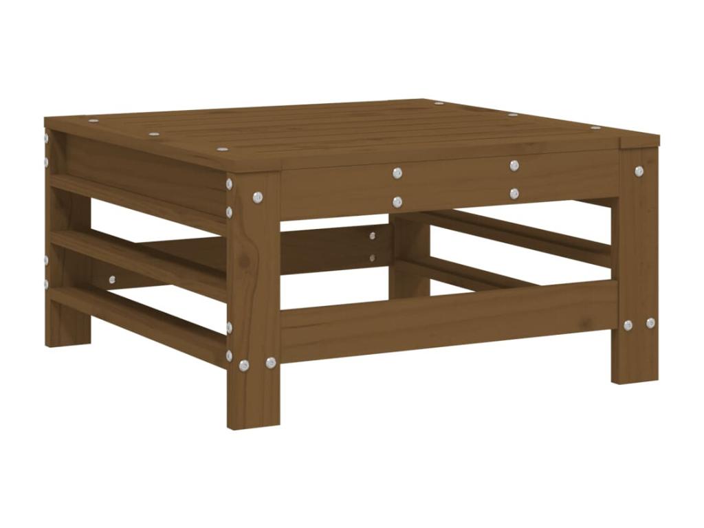 7-piece garden furniture set, honey brown, solid pine wood, 38866RHEJ