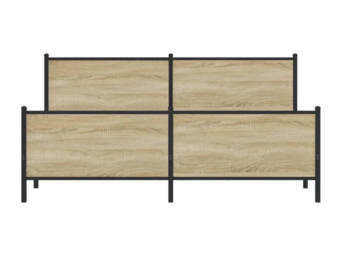 Delimoa oak metal bed frame (mattress not included) 183x213 cm 61879UZHF