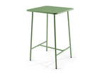 Delimoa 02591HOZJ Green Metal Bar Table and 2 High Chairs