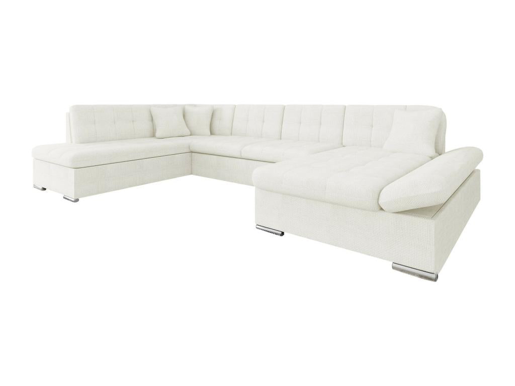 Artanzy 150 Corner Sofa, Light Brown, Sleeping Function, Bed Box, 345x205cm, 27491DVUC