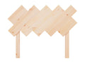 Headboard 104x3x80.5 cm Solid pine wood 88387VNSR
