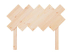 Headboard 104x3x80.5 cm Solid pine wood 88387VNSR