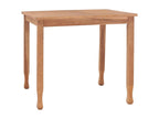 Garden dining table 85x85x75 cm Solid teak wood 58354TQPP