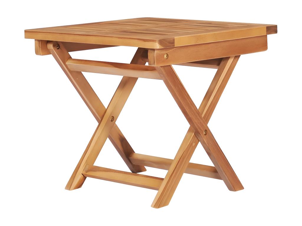 Set of 2 sun loungers with table and cushion, solid teak wood 82757KOOI