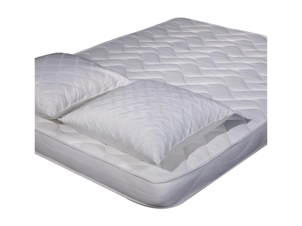 ECO foam mattress - 160x200 and 2 memory foam comfort pillows 60x60cm - foam - 14cm 24582VTOJ