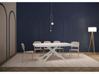 Delimoa extendable table 90x200/304cm, white ash, white legs 68008MHFT