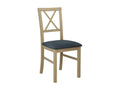 Delimoa 156 Blue Chair - Delimoa Oak 93x43x40cm Upholstered Wood 91260ULSK