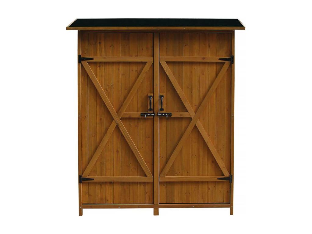Delimoa garden cabinet - 140x49x162 cm - Brown 67036BSXF