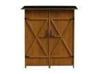 Delimoa garden cabinet - 140x49x162 cm - Brown 67036BSXF