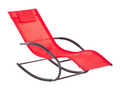 Delimoa II Red Metal Chaise Longue 75127XZVN