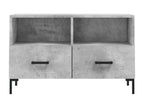 TV stand, concrete grey, 80x36x50 cm, engineered wood, 63844TWZW
