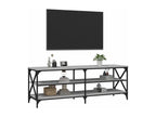 Delimoa TV cabinet gray 140x40x50 cm engineered wood 80529MHUB