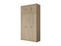 Delimoa 104 Wardrobe, Delimoa Oak, 246x133x53cm, Wardrobe Doors with Hinges, 39314QUQZ