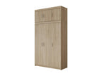 Delimoa 104 Wardrobe, Delimoa Oak, 246x133x53cm, Wardrobe Doors with Hinges, 39314QUQZ
