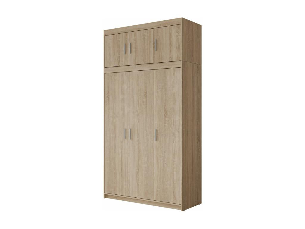 Delimoa 104 Wardrobe, Delimoa Oak, 246x133x53cm, Wardrobe Doors with Hinges, 39314QUQZ