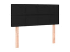 Black LED Headboard 80x5x78/88 cm Fabric 44657GLNE