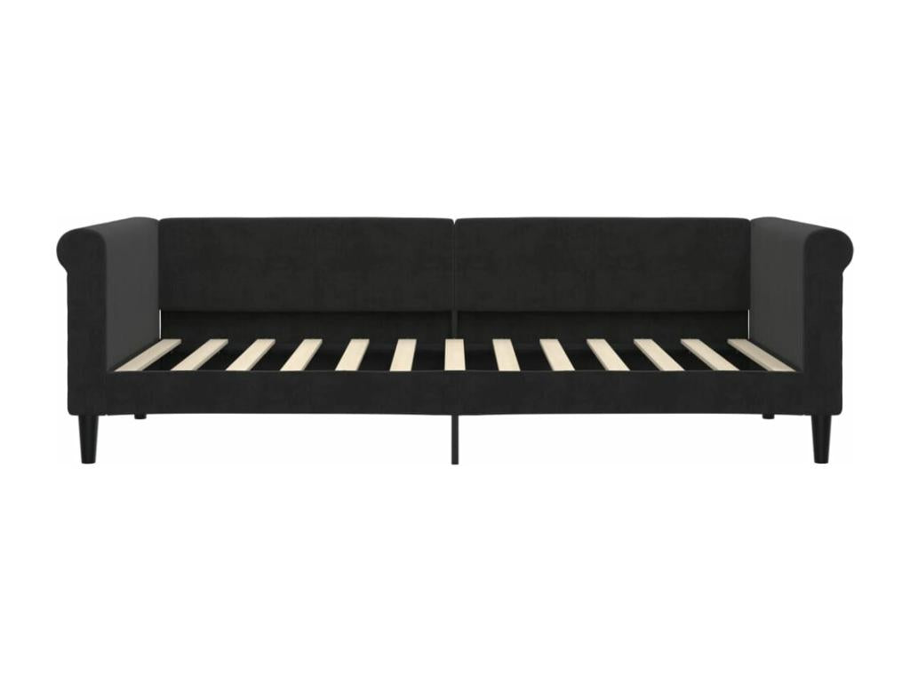 Daybed with black velvet mattress 90x200 62850HFUQ