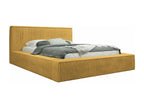 Artanzy 107 Double Bed, Yellow, 140x200cm, Upholstered, with Artanzy Slatted Base, 172x230x81cm, 89228TCSL