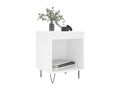 Bedside tables, 2 pcs, white, 40x35x50 cm, engineered wood, 69693BKZQ