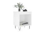 Bedside tables, 2 pcs, white, 40x35x50 cm, engineered wood, 69693BKZQ