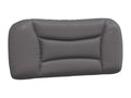 Bed with grey mattress 90x200 cm faux leather 76597XCEY