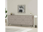 Delimoa Sideboard, Living Room Buffet, Kitchen Pantry, 184x35x77 cm, Cement, 95384PRSP