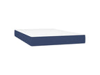 Artanzy bed base and mattress with LED light, blue, 120x200 cm, fabric, 92306XRUI