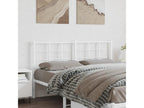 White metal headboard 160 cm 38259OSLF