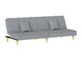 Sofa bed in light grey fabric 08760PHAT