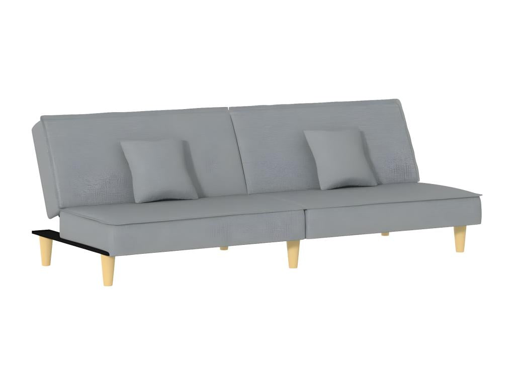 Sofa bed in light grey fabric 08760PHAT