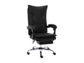 Black leather armchair/chair, 64x68x120 cm, 02 0024040 09365LULP