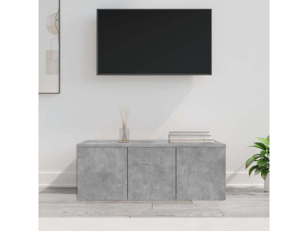 TV stand, concrete grey, 80x34x30 cm, engineered wood, 04922MNNV